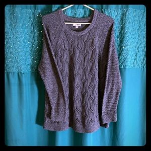 Sonoma Grey Plus-Sized Sweater